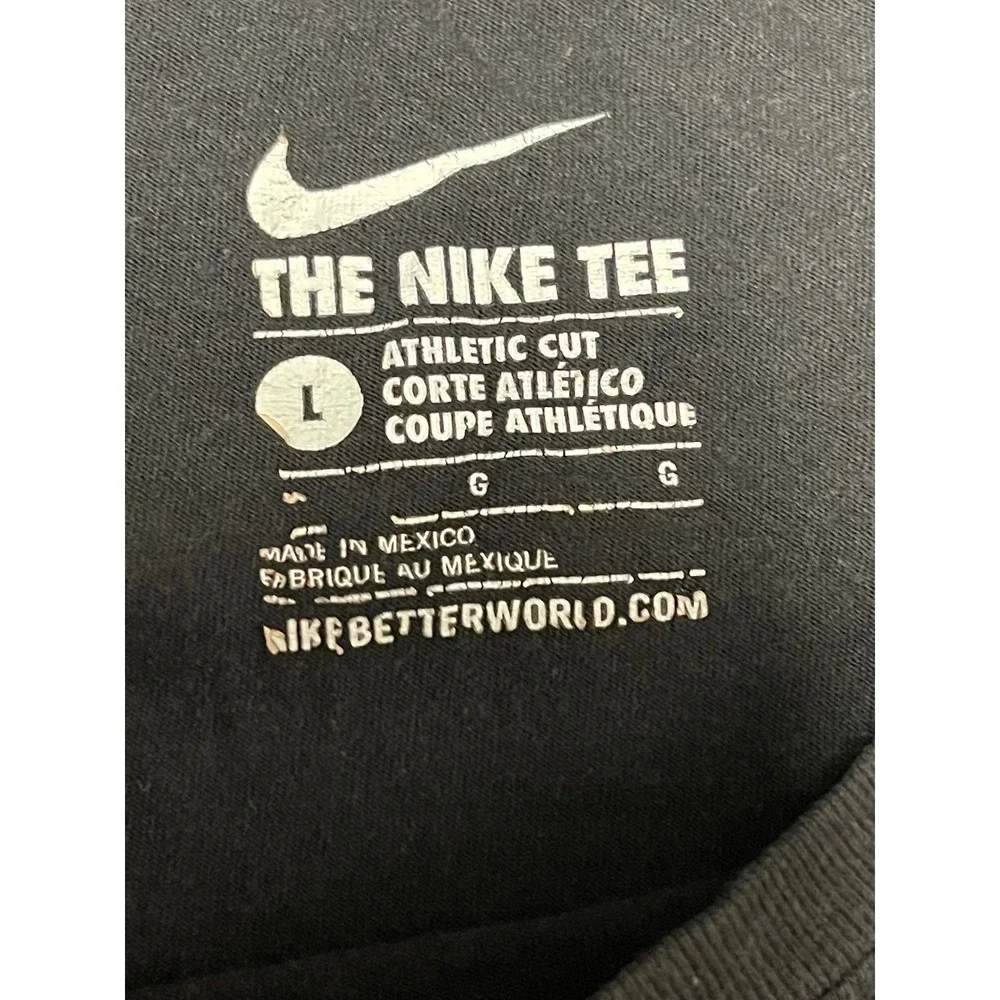 Nike Baltimore Orioles MLB T-Shirt Mens Large Black Graphic Tee Athletic Cut